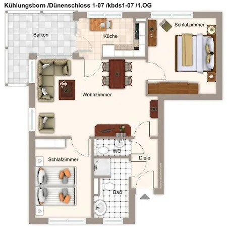 Apartment Duenenschloss Duenenschloss 1-07